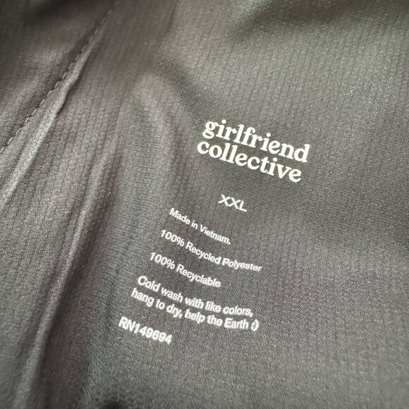 Girlfriend Collective Summit Track Pant XXL lightweight Black zip pockets new - Picture 5 of 16